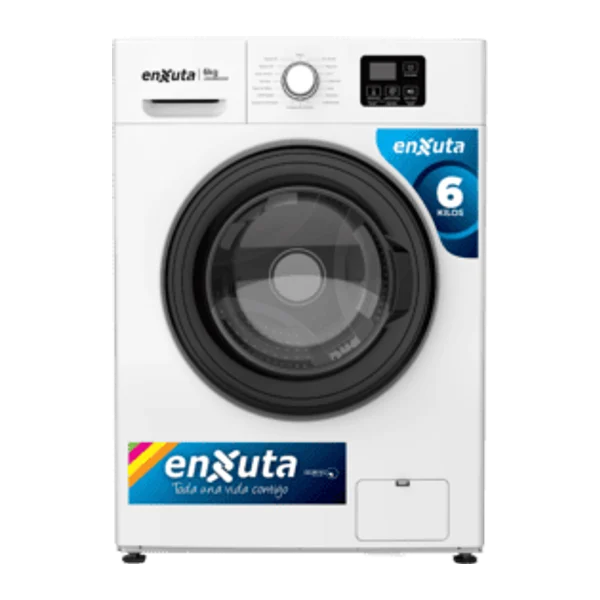 Lavarropas carga frontal 6 kg 1.000 RPM | Enxuta LENX0650DW