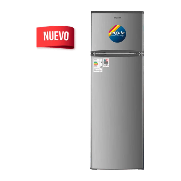 refrigerador frío húmedo Enxuta RENX22240FHS 248 L con freezer 50 L