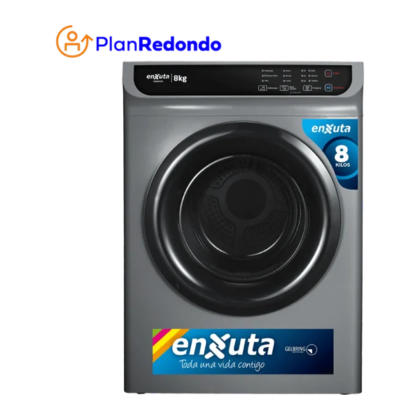 Secarropa carga frontal Enxuta SENX080S 8 kg cuba acero inoxidable ventilación