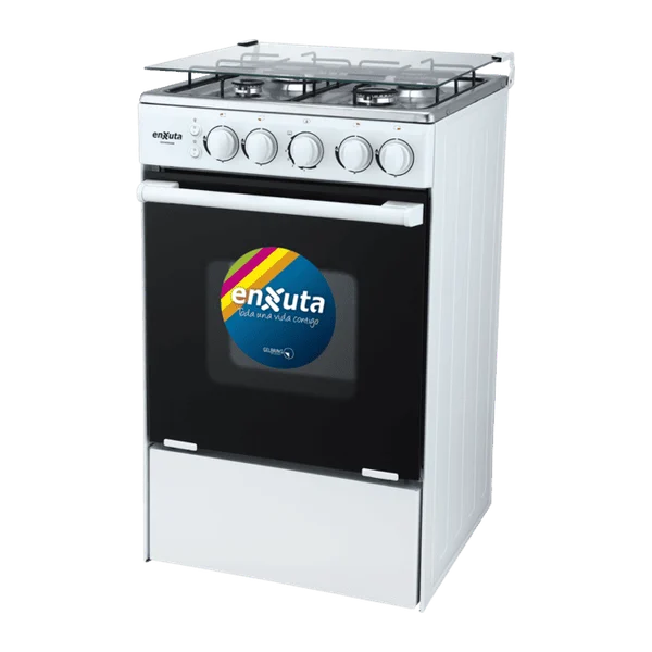 Cocina Supergas 4 Hornallas Blanca con Termocupla 50x60 | Enxuta CENX9504W