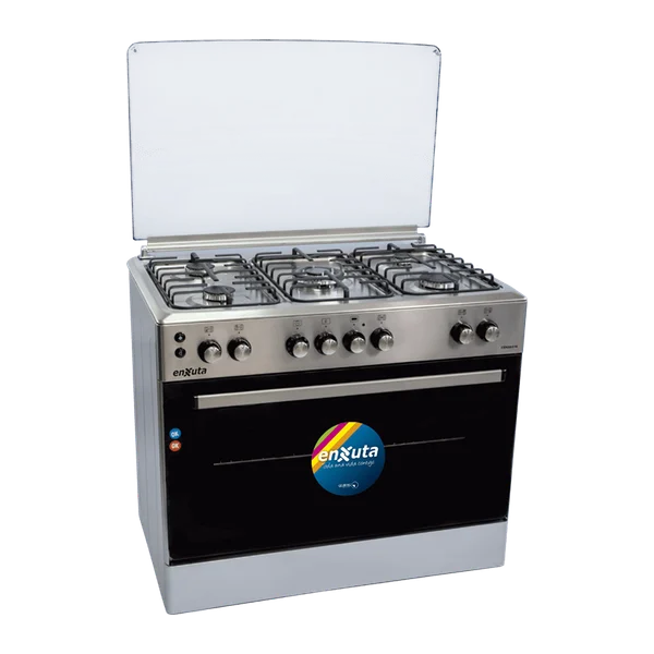 Cocina Combinada 5 Hornallas Inox con Convección - Turquía | Enxuta CENX6514I
