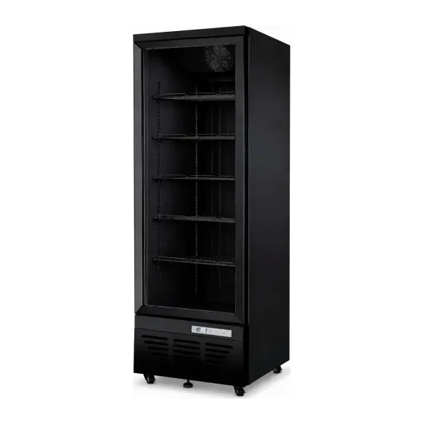 Freezer vertical 1 puerta 420 litros puerta vidrio antiempañe | Moxcold SD-T400