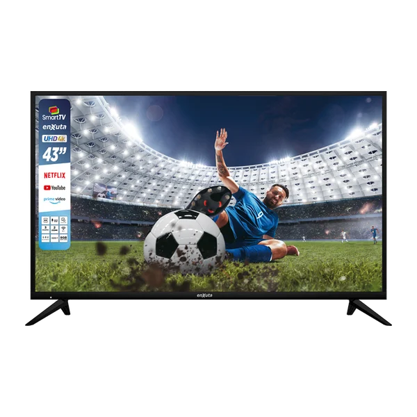 LED SMART 43 Pulgadas 4K WebOS, Netflix, Prime Video | Enxuta LEDENX1243SDF4KW