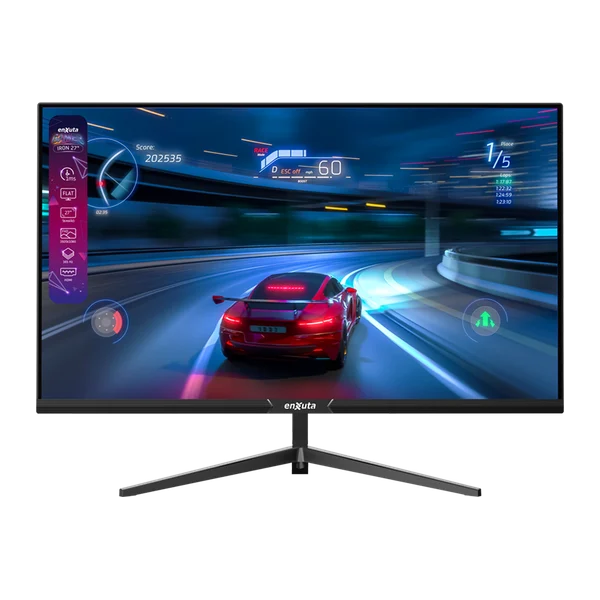Monitor 27 Pulgadas Full HD Gamer Flat 165 Hz, 1 ms | Enxuta MGIENX2827-165F