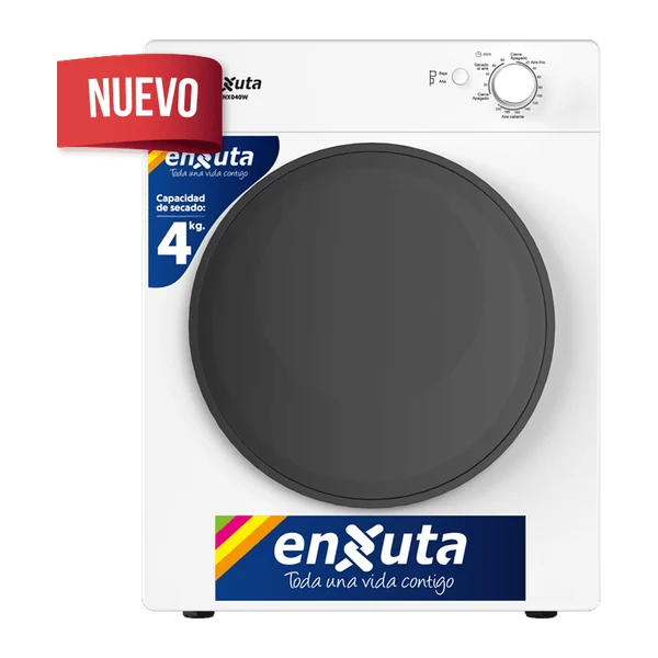 Secarropa Carga Fontal Blanco por ventilacion de aire | Enxuta SENX040W