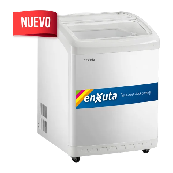 Vitrina Comercial Enxuta Horizontal 120 Litros | Enxuta VCENX48100