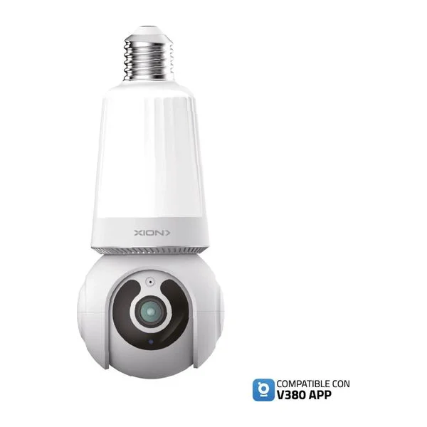 Cámara smart Wiffi con luz led y sensor para portalámparas | XION XI-CCTV73
