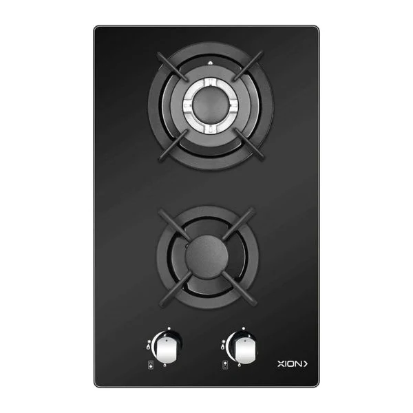Placa a gas 2 hornallas vidrio | XION XI-GH22TGL