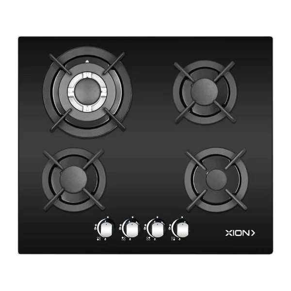 Placa a gas 4 hornallas vidrio | XION XI-GH48TGL