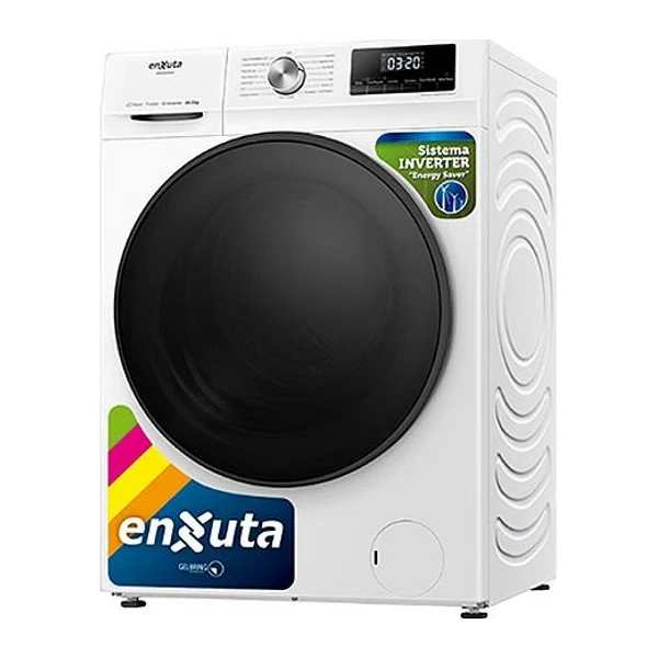 Lavarropa automático inverter carga frontal 10,5 kg blanco | Enxuta LENX161050