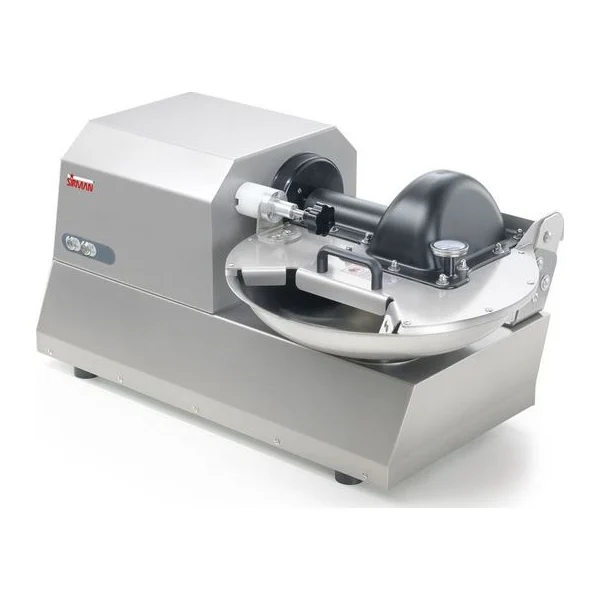 Cutter profesional de tazón rotativo Sirman Katana 12 VV en acero inoxidable