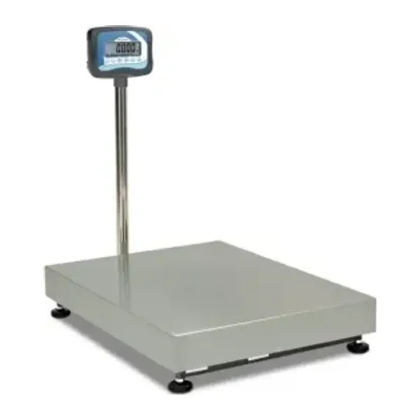 Plataforma de pesaje 150 kg 60x60 cm 100% acero inox