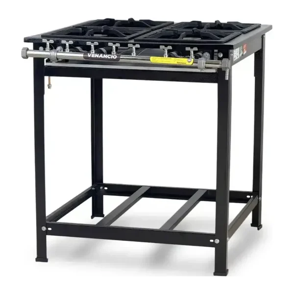 Anafe 4 Hornallas Venancio Industrial Fuegos 2 Dobles y 2 Simples Venancio E4D2 Principal