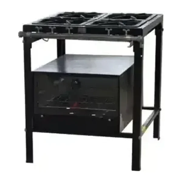 Anafe 4 hornallas Horno Piso de Chapa | Progas PMS-400 + FSI-680N