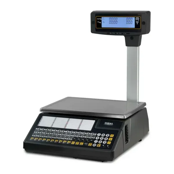 Balanza Digital Comercial 15 Kg con Torre Dibal W-025T Diagonal