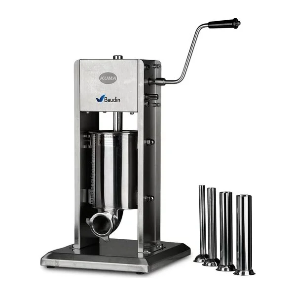 Embutidora Manual 3 Litros Acero Inoxidable Profesional Kuma VSS3