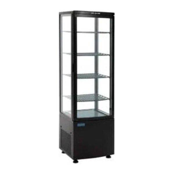 Vitrina 0,53 m Refrigerada 4 caras de vidrio | Kuma CL-288L