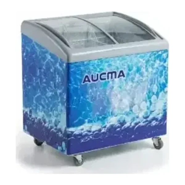 Freezer 182 Lts tapa vidrio | Aucma SD-182