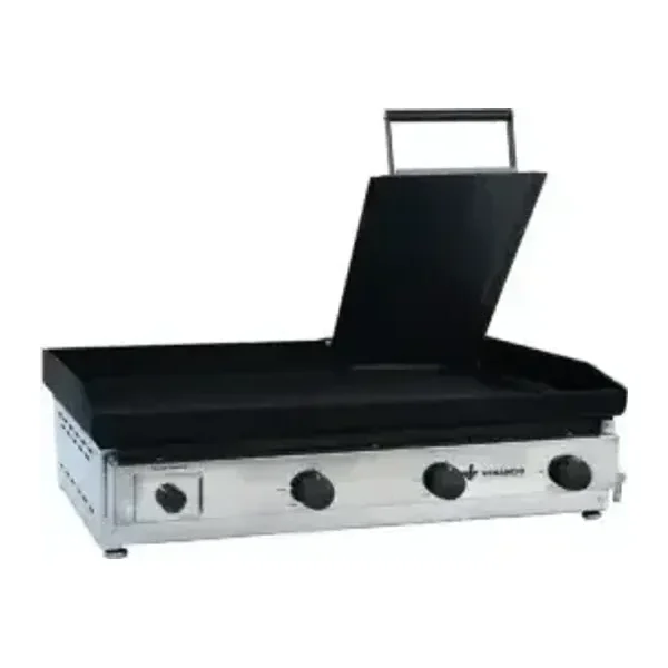 Plancha con Prensa 80 cm a gas | Venancio C80P