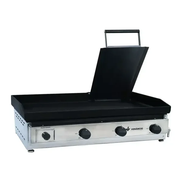 Plancha con prensa a gas 80 cm Venancio C8000P