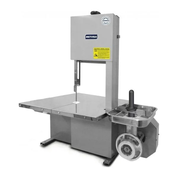Sierra para Carnes con Picadora de Mesa 1/2 HP | Metvisa SFP8L