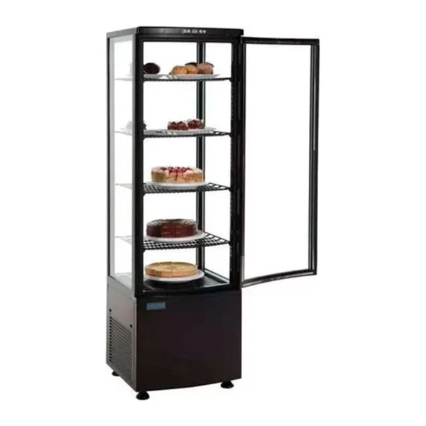 Expositor 4 Caras de Vidrio Refrigerado para Postres 235 L | Kuma CL-238L