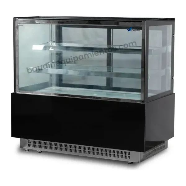 Vitrina Confitera Refrigerada 120 cm Kuma FC-500SA 2 Estantes Vidrio Principal