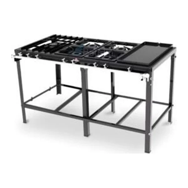 Anafe 5 hornallas con Plancha | Progas PMS-510FCH