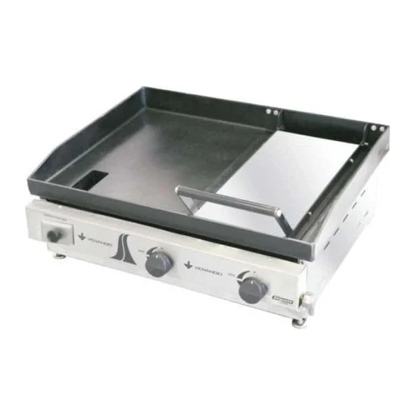 Plancha 65 cm a gas con Prensa | Venancio C65P