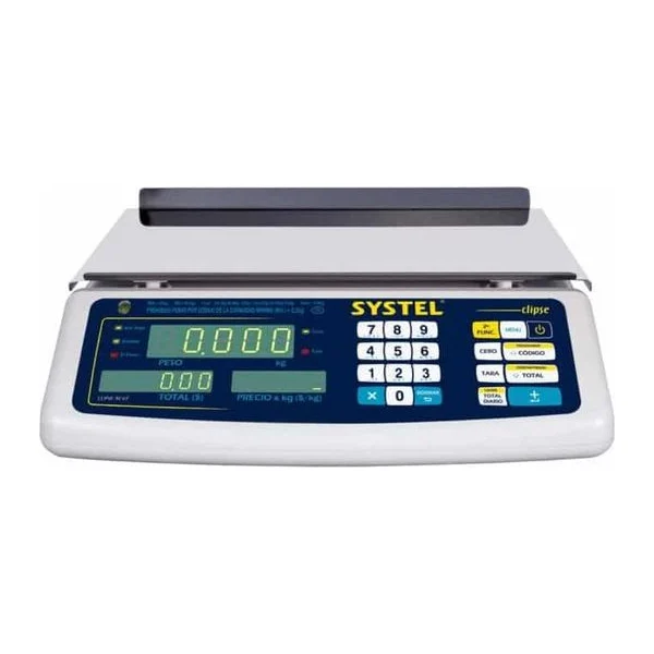 Balanza 30 Kg Latu | Systel Clipse 31k
