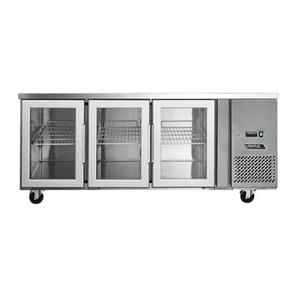 Bajo Mostrador 3 Puertas con Vidrio Ventus