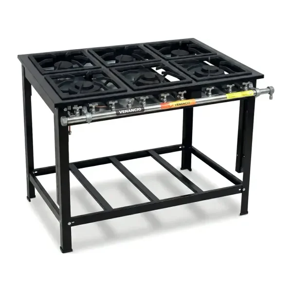 Anafe Industrial 6 Fuegos Venancio E6D3 Principal Baudin