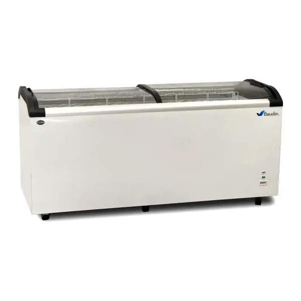 Freezer-Horizontal-645-lts-Puerta-Vidrio-Curvo-SDQ-700-Kuma-Baudin