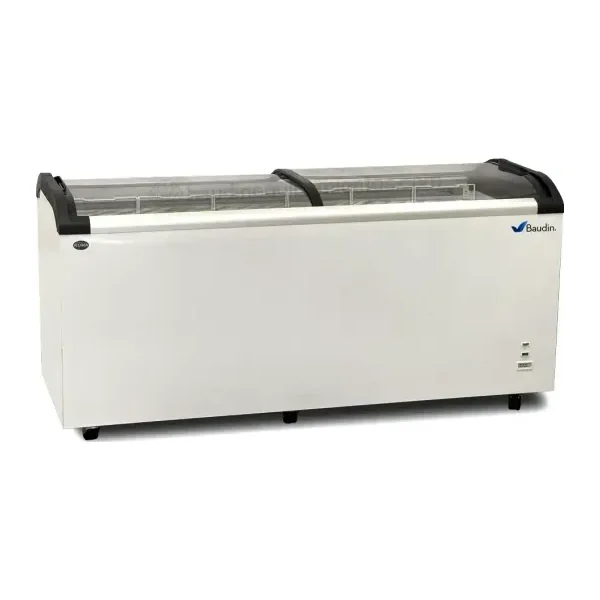 Freezer-Horizontal-645-lts-Puerta-Vidrio-Curvo-SDQ-700-Kuma-Baudin