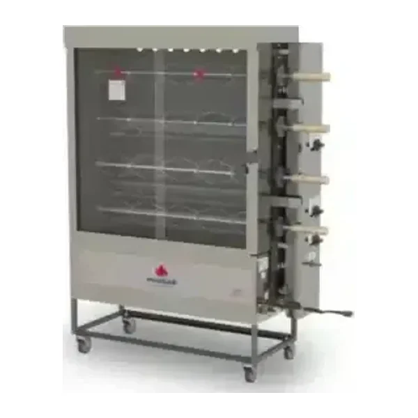 Spiedo 16 Pollos 4 espadas Rotativo a gas | Progas PR-623