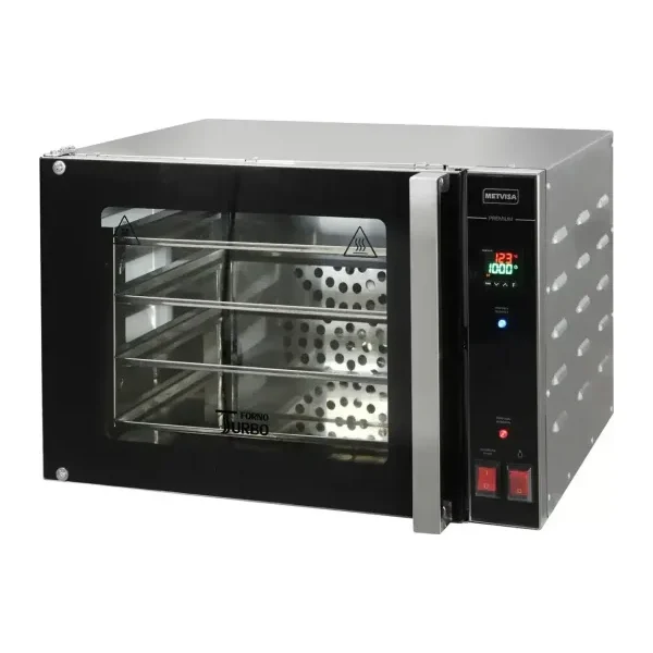 horno Convector Electrico Analogico 4 bandejas 35 x 35 cm Metvisa BIMG FTE.65 Digital