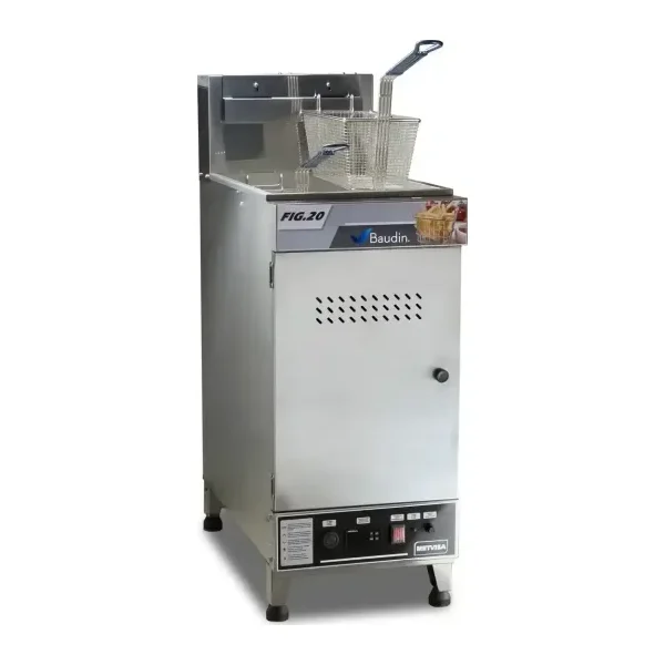Freidor a gas 20 Litros Metvisa FIG.20 con Controlador Digital Principal