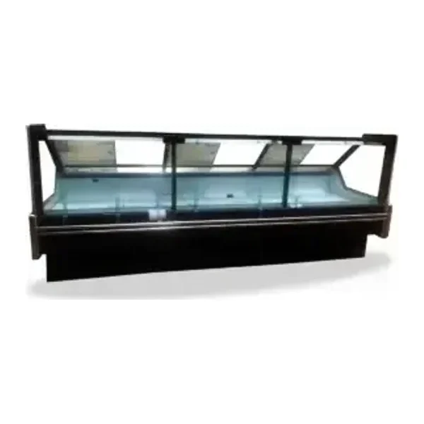 Vitrina 2,0 m Refrigerada Carnicera Vidrio Recto | Lundar GTGA-200
