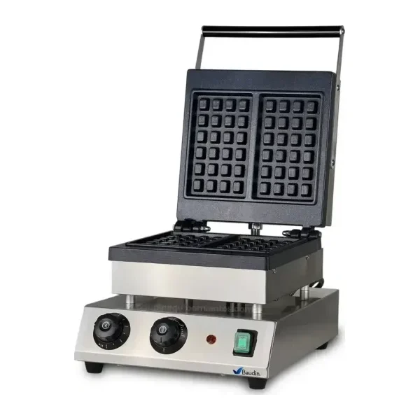 Waflera Doble Rectangular Profesional Electrica Lundar HF-1