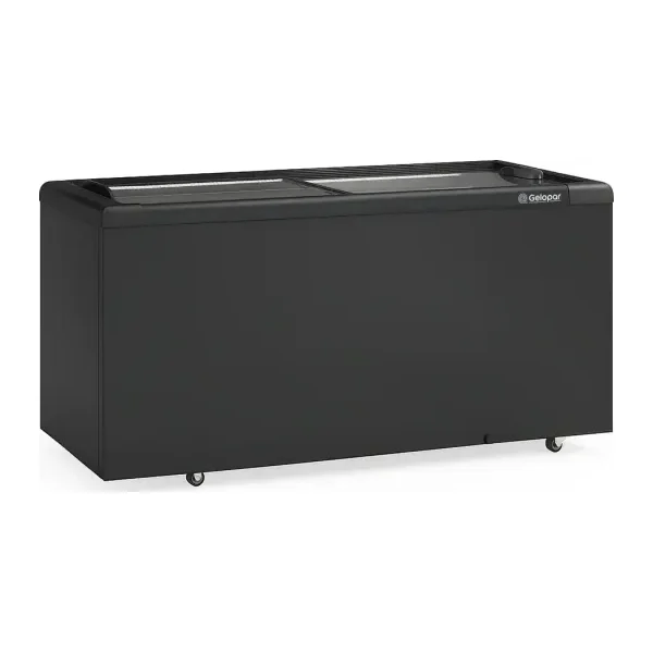 Freezer Horizontal 500 lts Puerta de vidrio Gelopar GHD-500 LB Principal Original Upscale