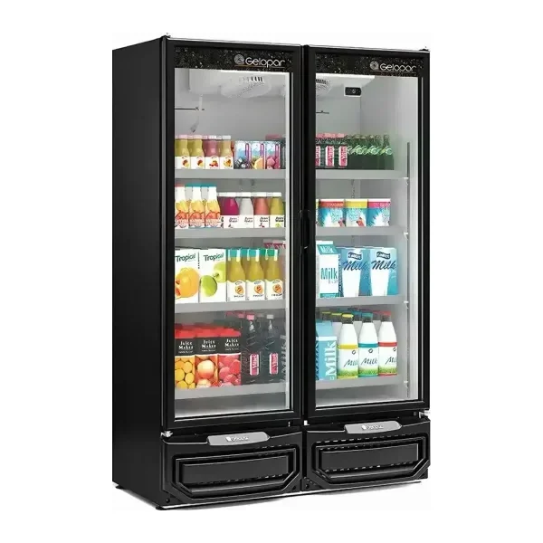 Visicooler 2 puertas botellero comercial puerta de vidrio Controlador Digital GCVR-950 Gelopar Baudin Equipamientos Gastronomicos y Maquinas Comerciales en Uruguay