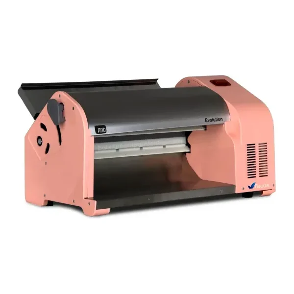 Sobadora Electrica de Mesa Evolution 39 cm Rodillo Antiadherente Rosa Mousse
