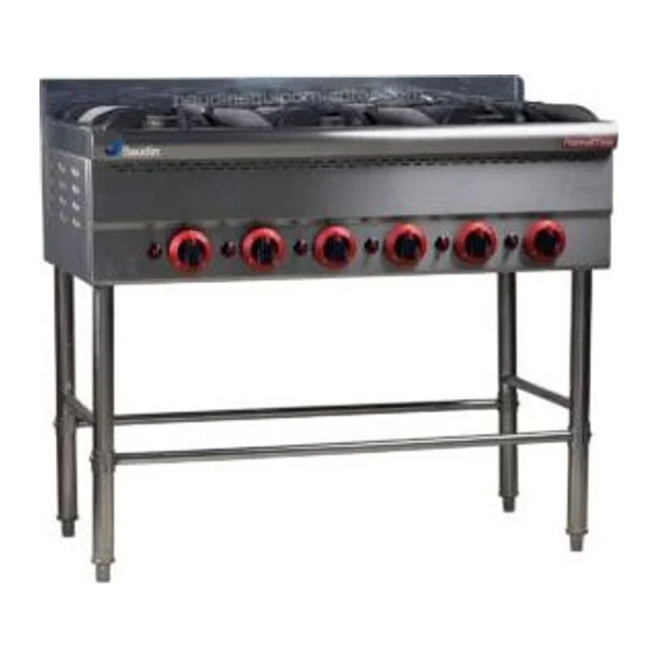 Anafe Industrial 6 Hornallas con Base | Flamemax HGR-66