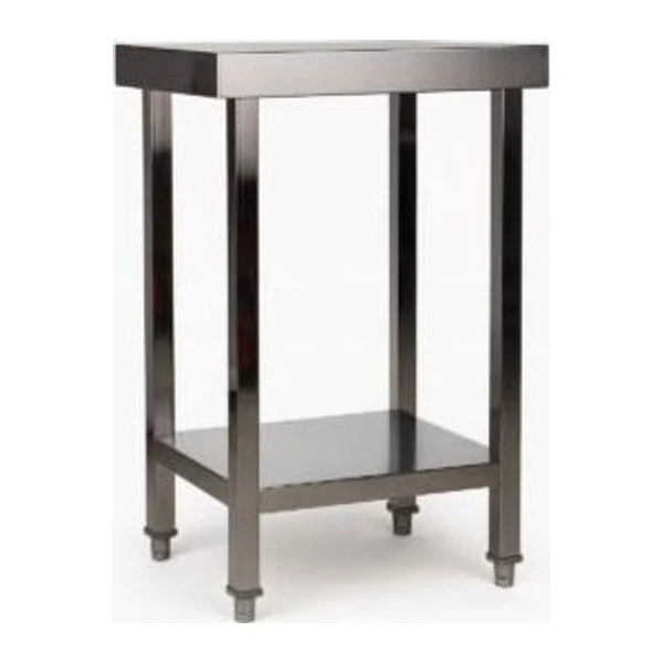 Mesa de Acero Inoxidable 60x50 cm Con Estante | Baudin ME-659