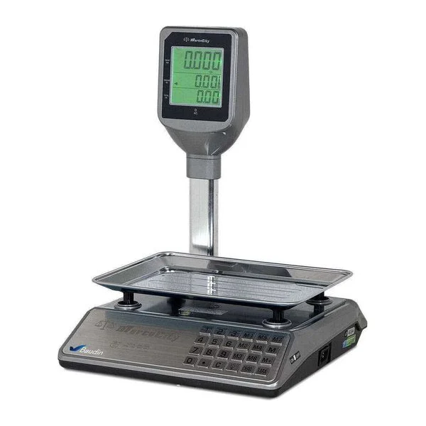 Balanza Comercial con Torre 30 kg ACS-L2 LCD Baudin