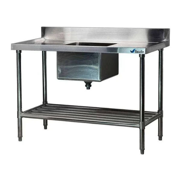 Mesada con Bacha Central 120x60 cm Lundar DM35-6-1200