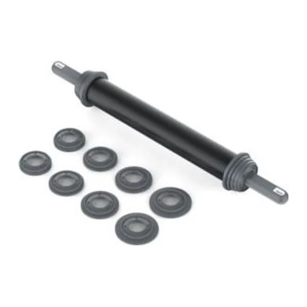 Palo de amasar 40 cm Metal Antiadherente con Reguladores Altura | AND 6069-2631