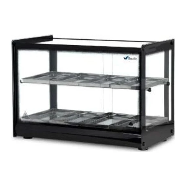Vitrina Sobre Mostrador Caliente Vidrio Recto | Progas PRVR-80D