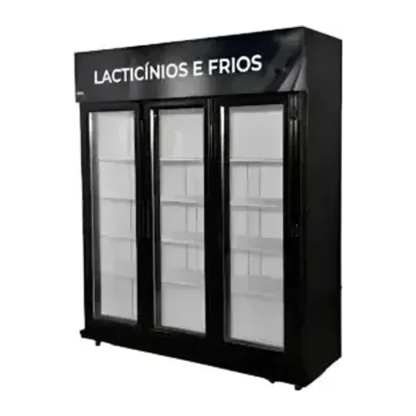 Visicooler 3 Puertas Negro 1200 Lts | Klima 05B0501
