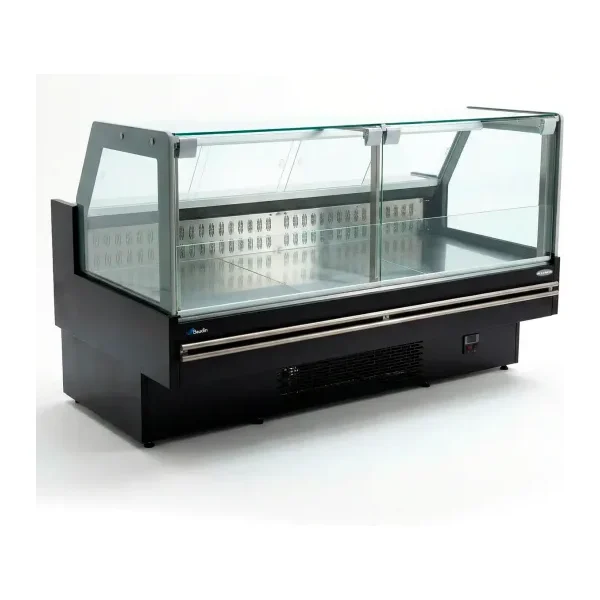 Vitrina Refrigerada Carnicera 1,9 m Vidrio Recto | Kuma Alpin BSS-2011SGA